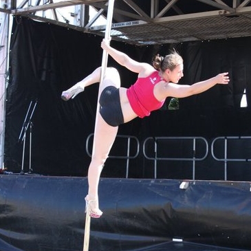 Performing on stage at the Mattara Festival 2010